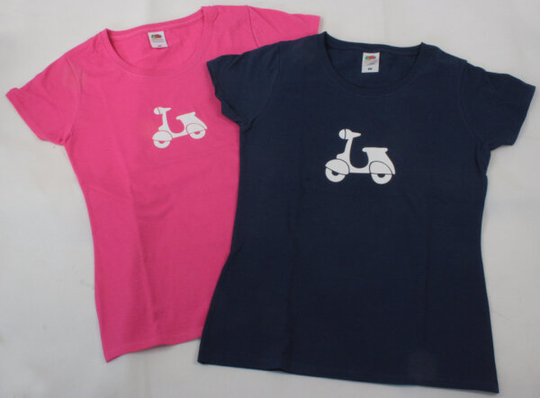 Girlie Shirt mit Rollermotiv